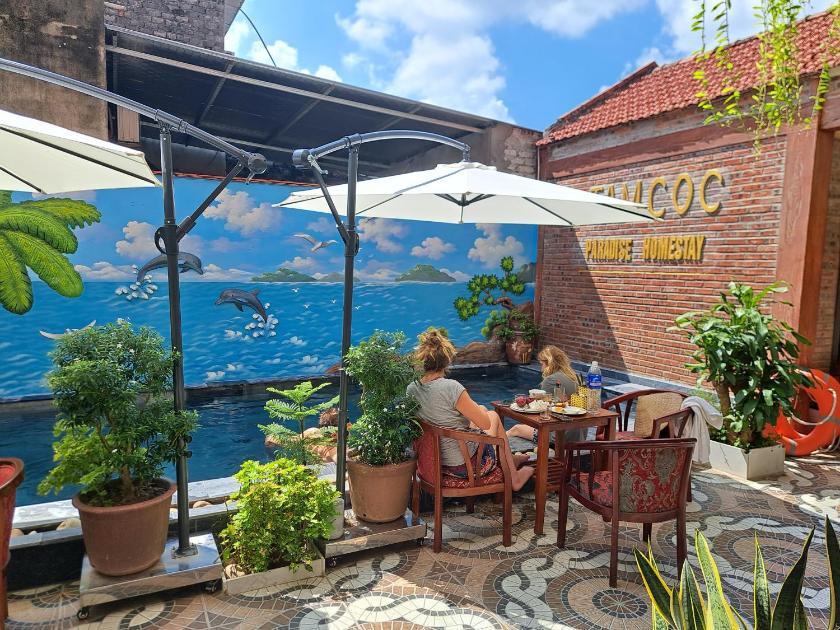 Phòng 2 Giường Đơn Nhìn Ra Khu Vườn