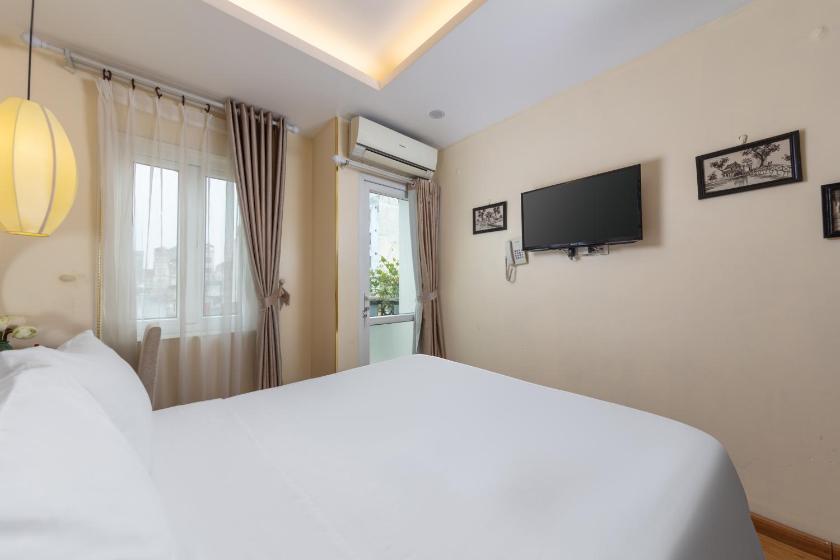 Phòng Deluxe Giường Đôi Nhìn Ra Thành Phố