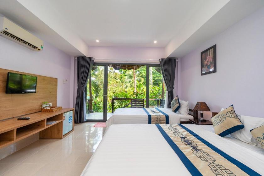 Bungalow 3 Người Hướng Vườn
