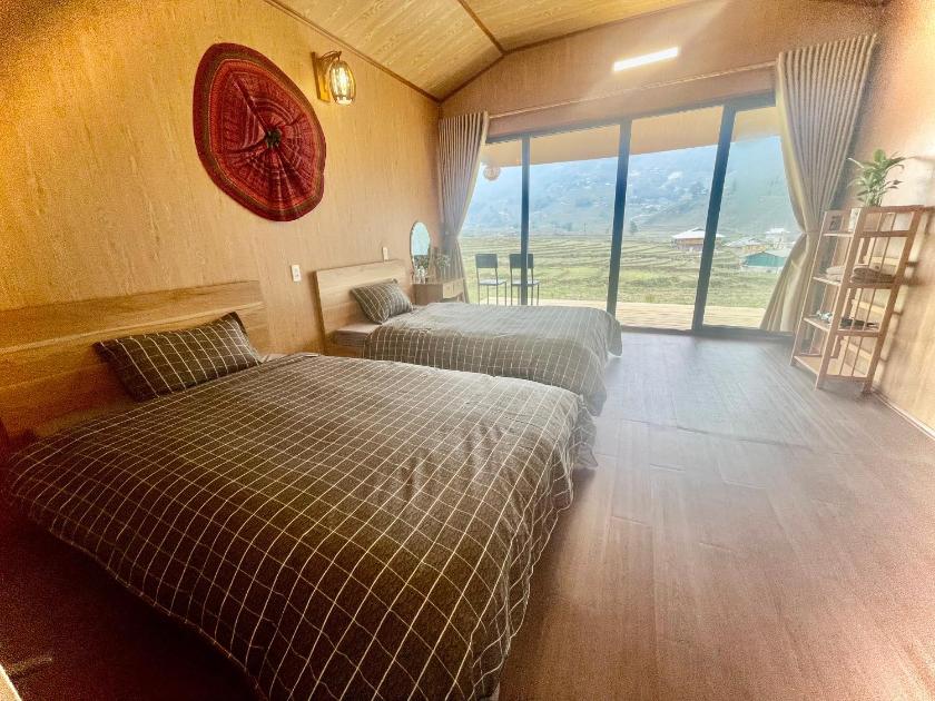 Phòng 2 Giường Đơn Nhìn Ra Núi