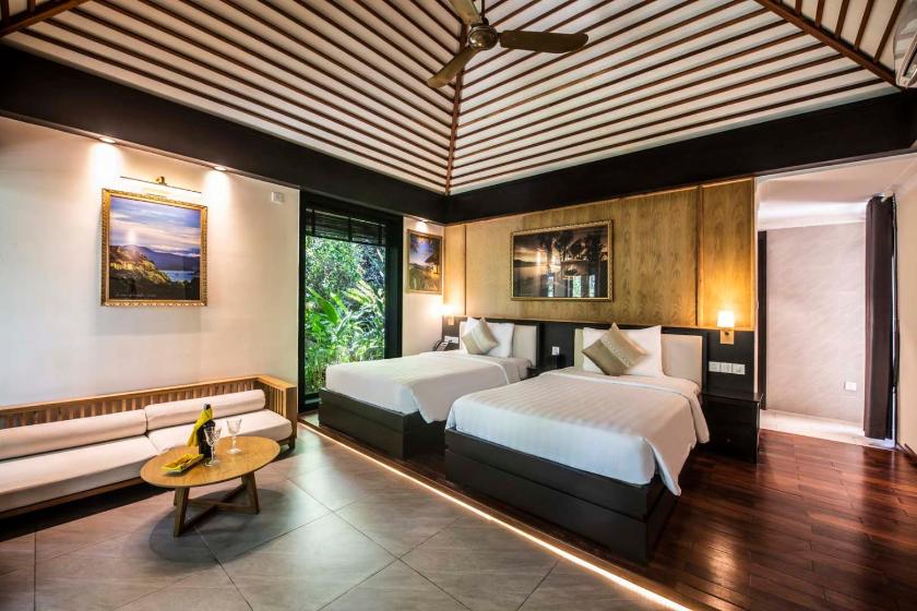 Bungalow Deluxe 2 Giường Đơn Nhìn Ra Vườn