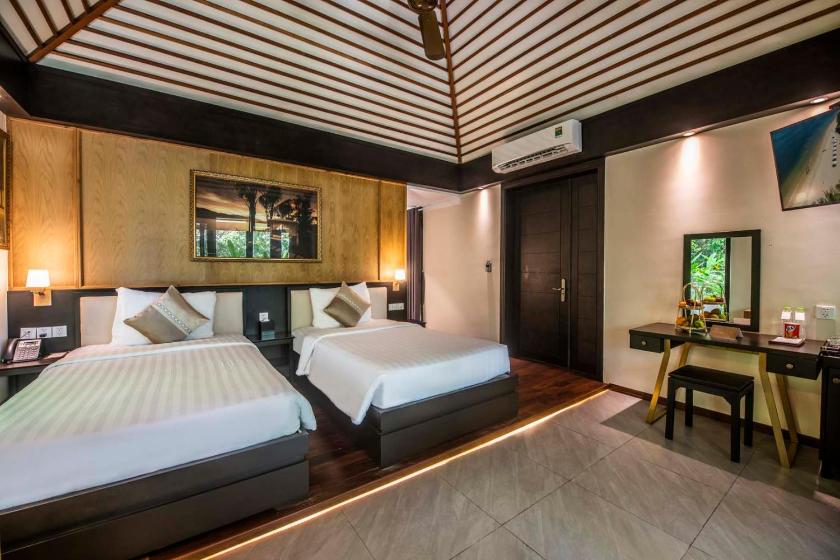 Bungalow Deluxe 2 Giường Đơn Nhìn Ra Vườn