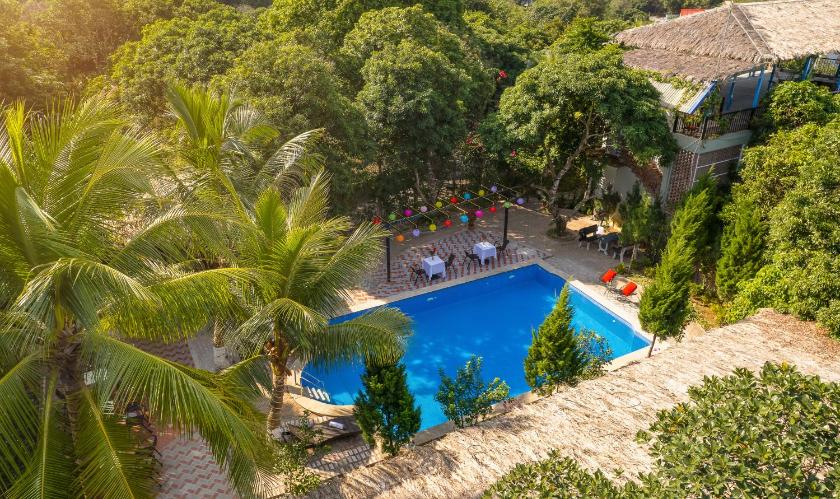 Phòng Có Giường Cỡ King Nhìn Ra Vườn