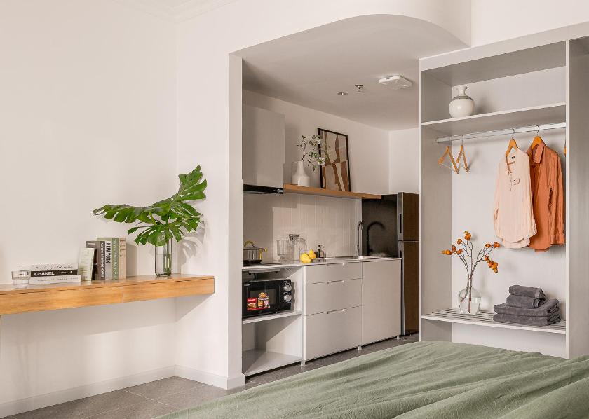 Phòng Giường Đôi Có Ban Công