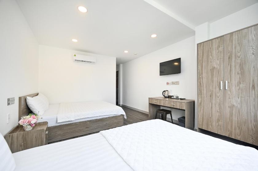 Phòng Deluxe 3 Người Nhìn ra Thành phố