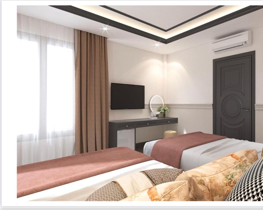 Phòng 2 giường đơn có ban công Phòng 2 giường đơn có ban công