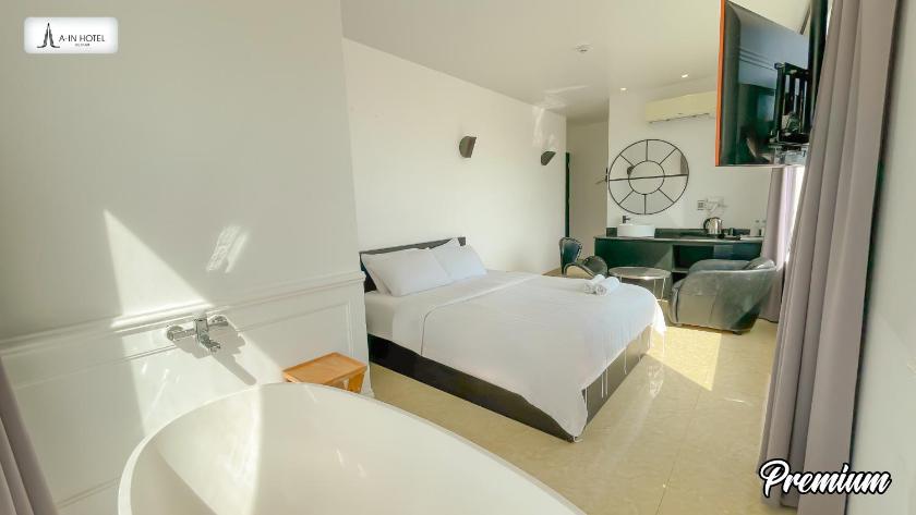 Phòng Premium Giường Đôi Có Tầm Nhìn Ra Thành Phố Và Bồn Tắm Phòng Premium Giường Đôi Có Tầm Nhìn Ra Thành Phố Và Bồn Tắm