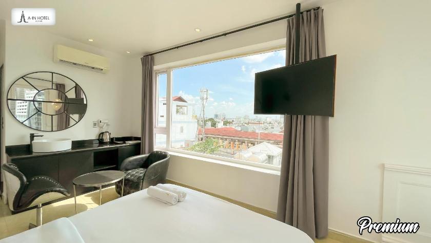 Phòng Premium Giường Đôi Có Tầm Nhìn Ra Thành Phố Và Bồn Tắm Phòng Premium Giường Đôi Có Tầm Nhìn Ra Thành Phố Và Bồn Tắm