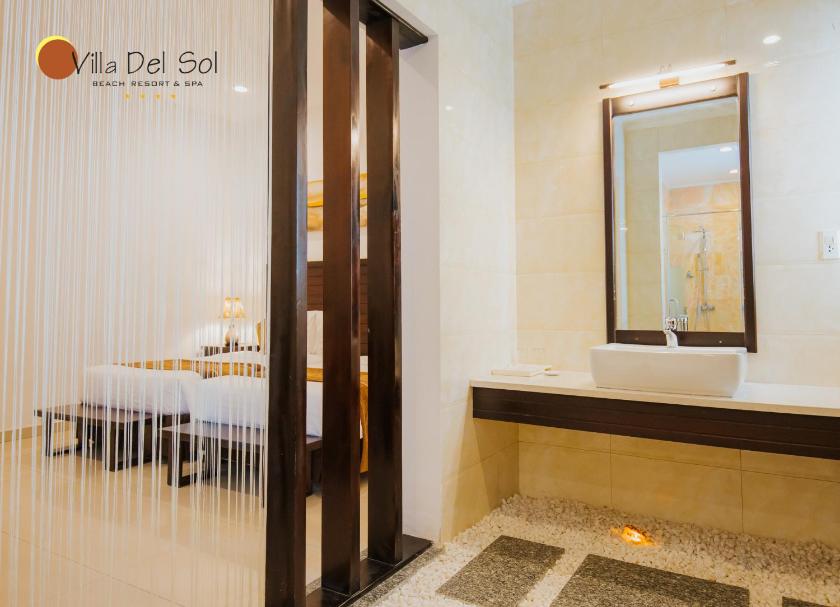 Phòng Deluxe 2 Giường Đơn - Nhìn ra Bãi biển