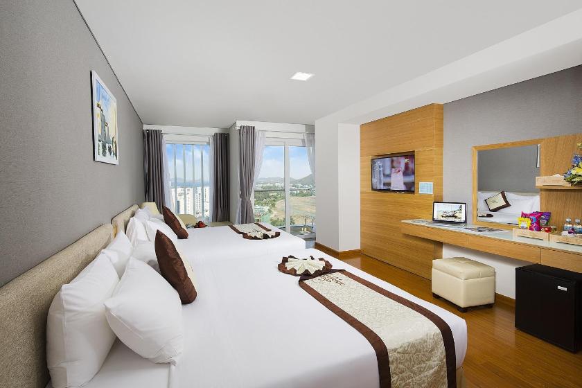 Phòng Gia đình Nhìn ra Biển có Ban công