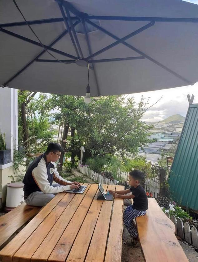 Phòng Gia đình Nhìn ra Vườn