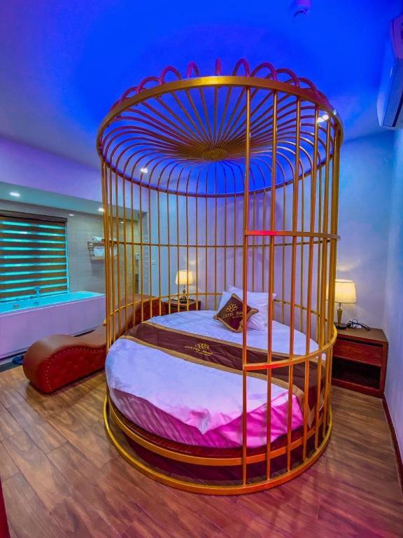 Phòng có giường cỡ King với Bồn tắm Spa