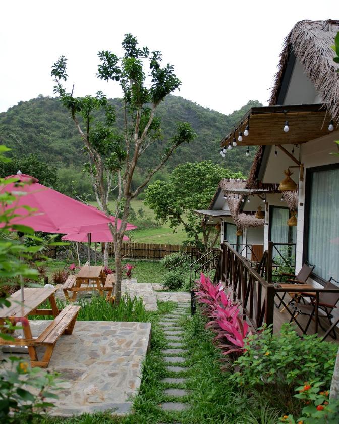 Bungalow Nhìn ra vườn