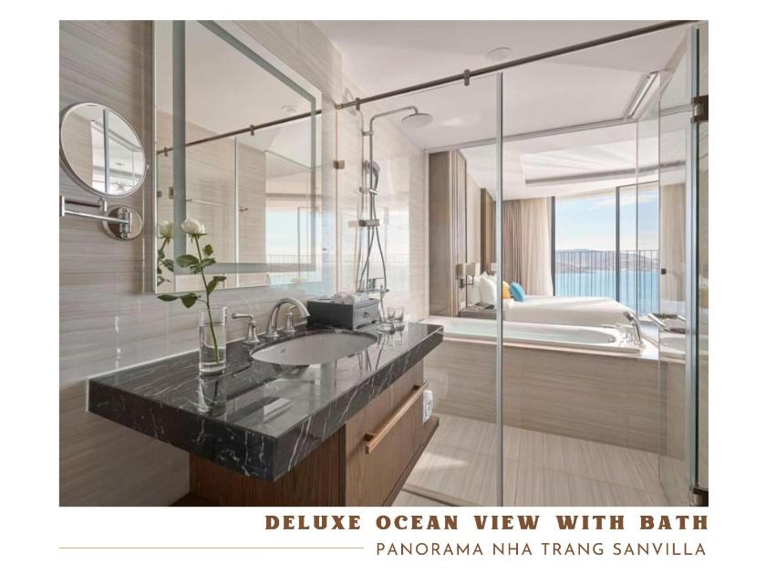 Phòng Deluxe Giường Đôi Với Ban Công và Tầm Nhìn Ra Biển