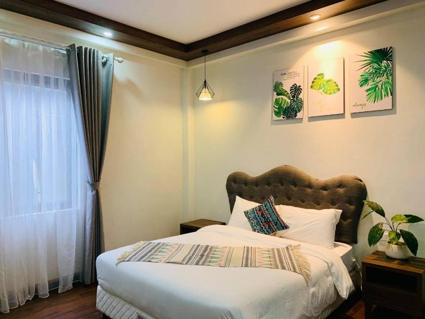 Phòng Có Giường Cỡ Queen Nhìn Ra Vườn
