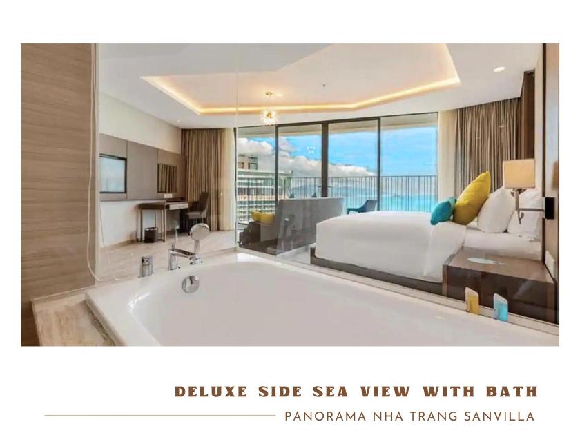 Phòng Deluxe Giường Đôi Nhìn Ra Biển Từ Phía Bên Cạnh