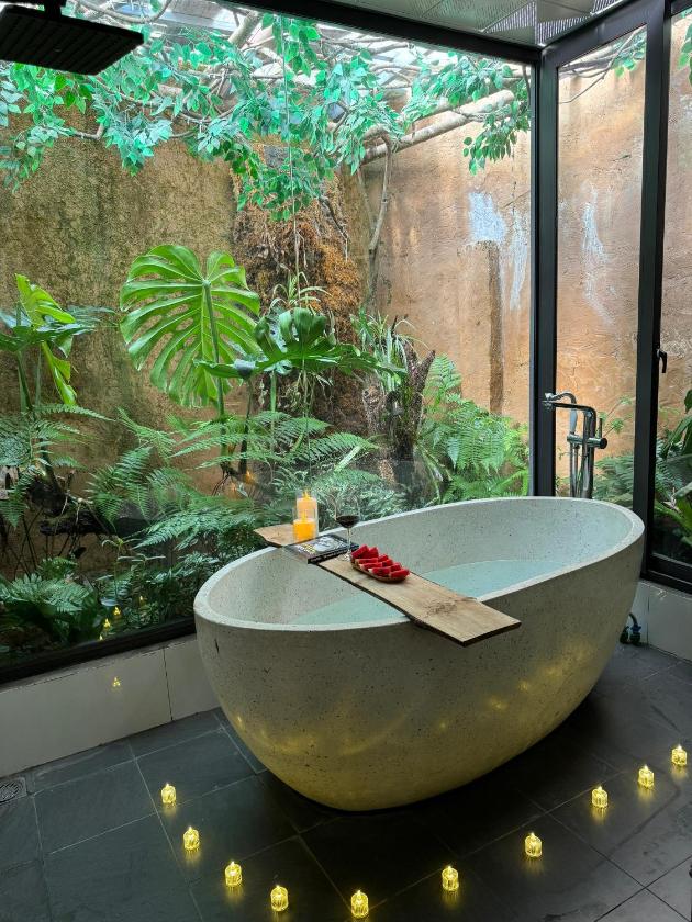 Phòng Gia đình Nhìn ra Vườn