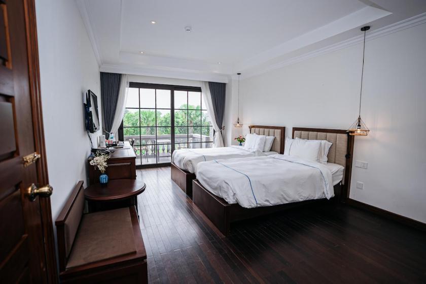 Phòng 2 giường đơn có ban công