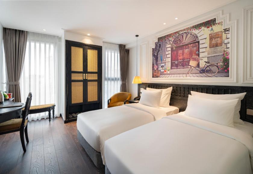 Phòng 2 Giường Đơn Nhìn Ra Thành Phố