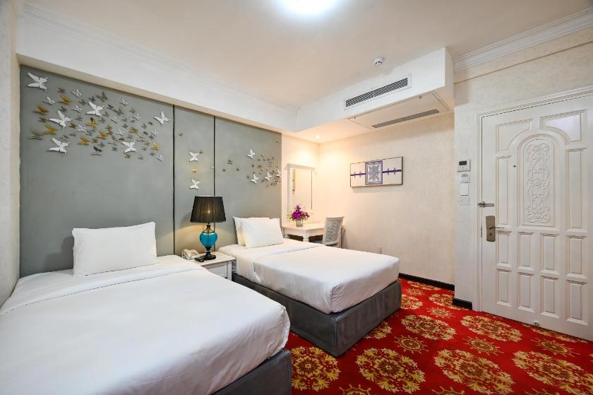 Phòng Deluxe 2 Giường đơn (Không Cửa sổ)