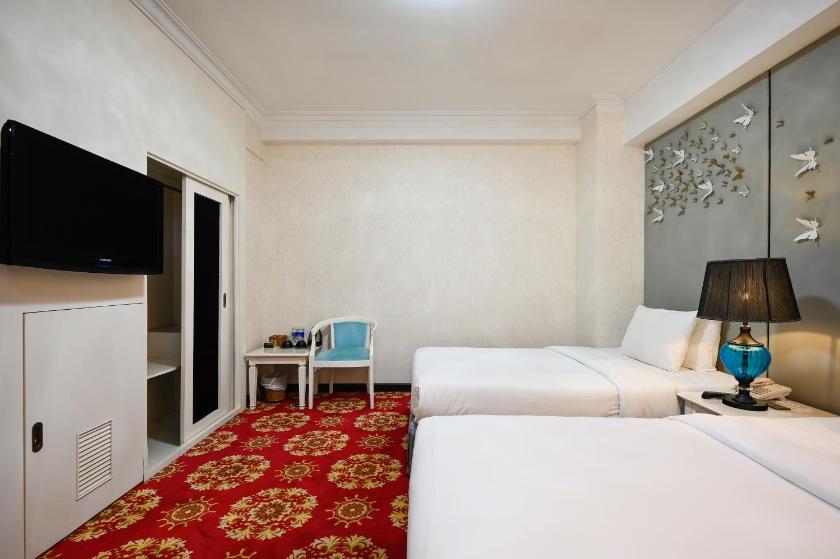 Phòng Deluxe 2 Giường đơn (Không Cửa sổ)