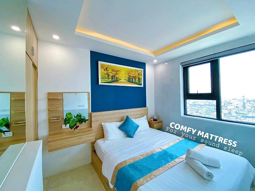 Căn hộ 2 Phòng ngủ có Ban công và Nhìn ra Biển