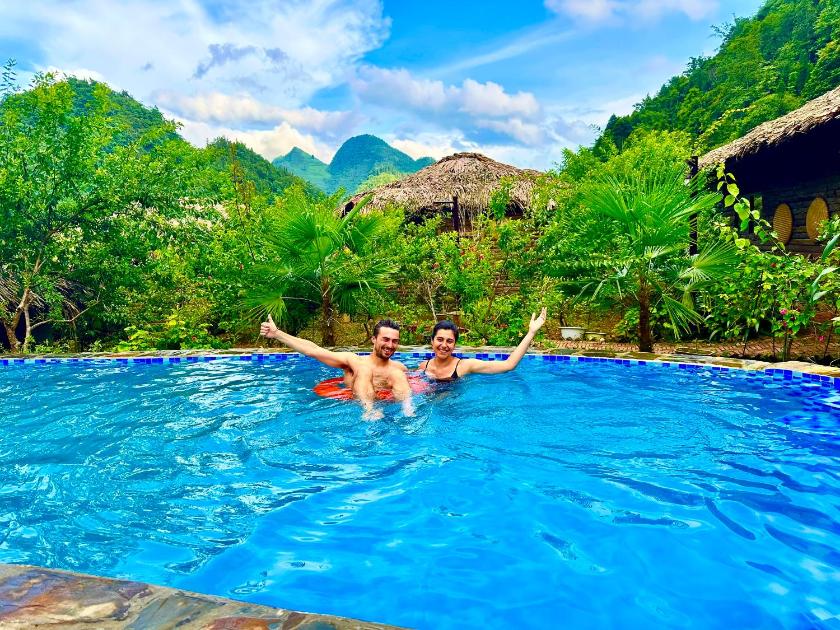 Bungalow Nhìn ra vườn