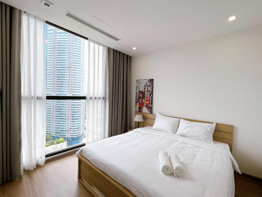 Căn hộ 2 phòng ngủ nhìn ra cảnh thành phố