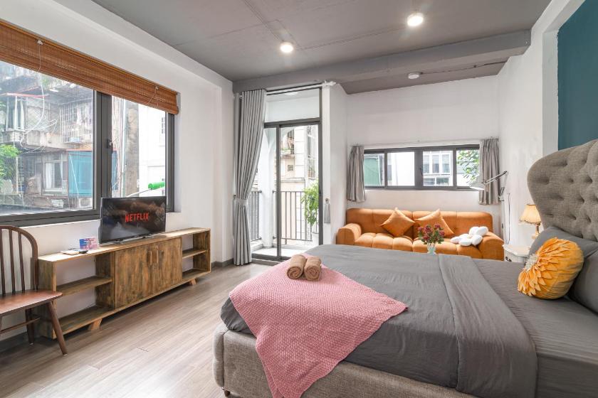 Phòng Deluxe Giường Đôi Có Ban Công Phòng Deluxe Giường Đôi Có Ban Công