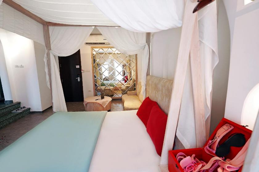 Phòng Giường Đôi Có Bồn Tắm Spa