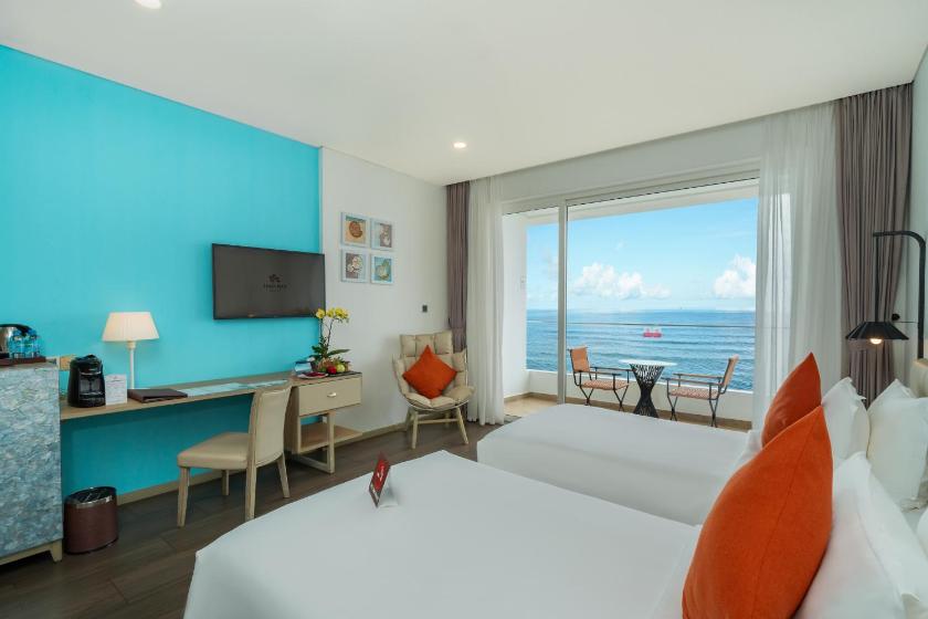 Phòng Premium 2 Giường Đơn Nhìn Ra Biển Phòng Premium 2 Giường Đơn Nhìn Ra Biển