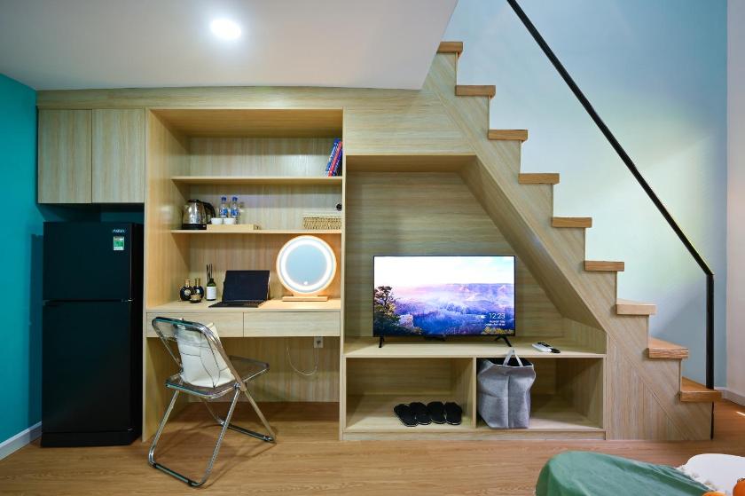 Phòng Có Giường Cỡ Queen Nhìn Ra Vườn