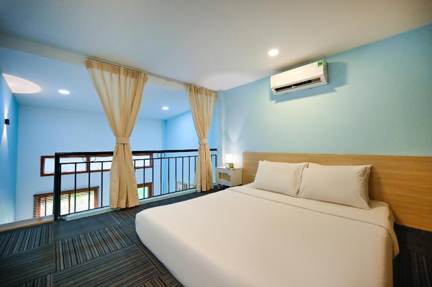 Phòng Có Giường Cỡ Queen Nhìn Ra Vườn