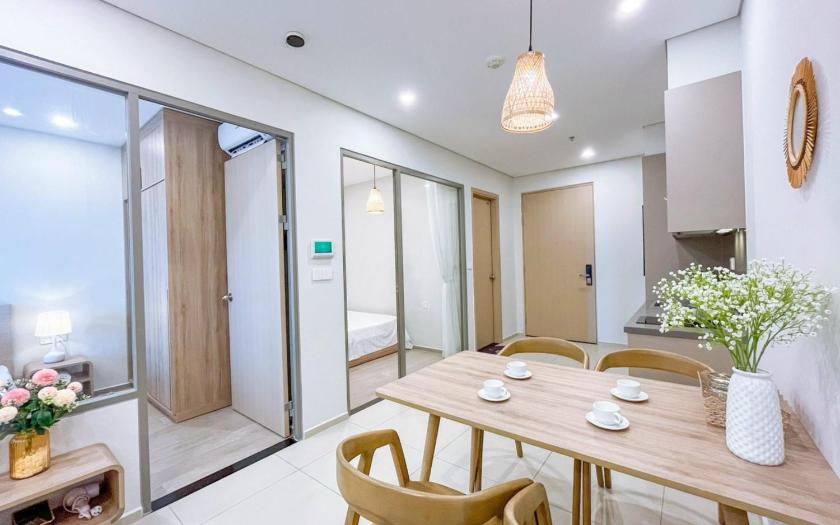 Căn hộ 2 phòng ngủ nhìn ra cảnh thành phố