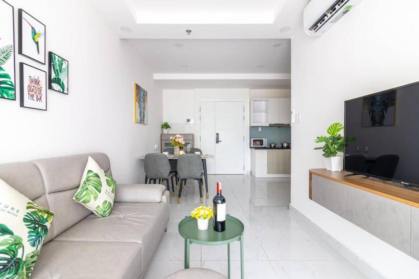 Căn hộ 2 phòng ngủ nhìn ra cảnh thành phố