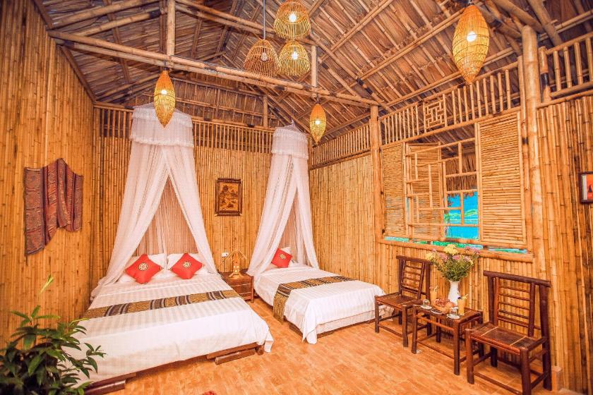 Bungalow hướng nhìn ra phong cảnh Núi non