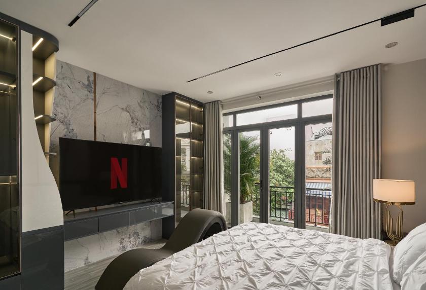 Phòng Giường Đôi Có Bồn Tắm Spa