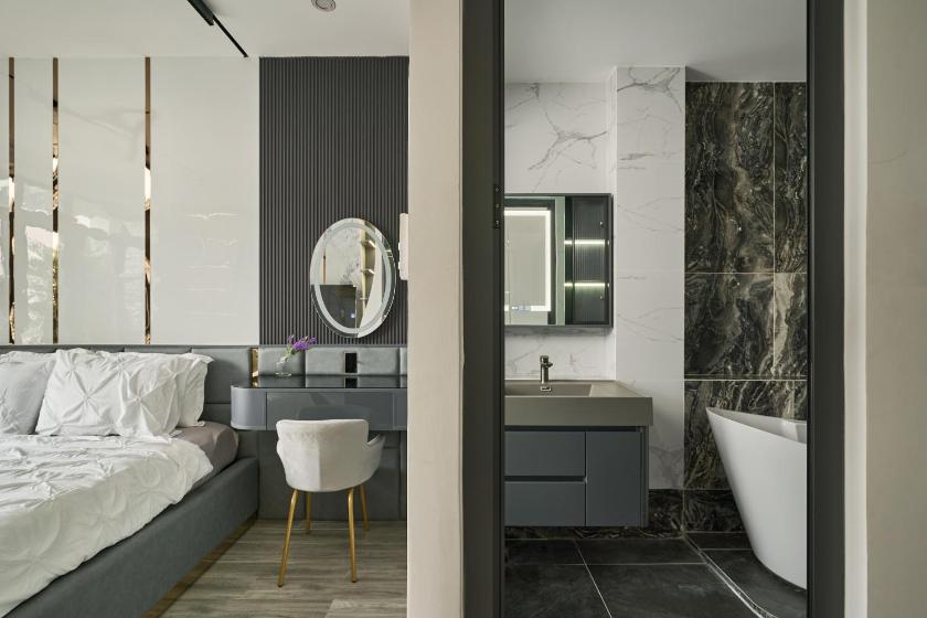 Phòng Giường Đôi Có Bồn Tắm Spa