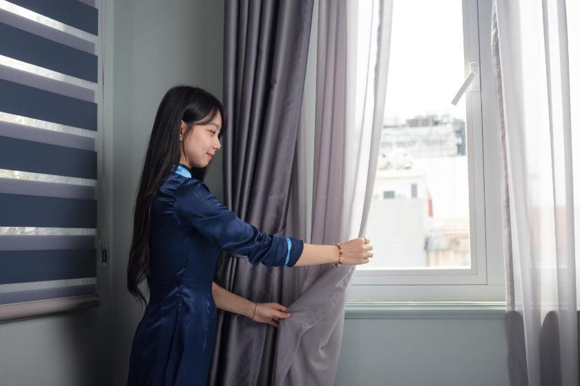 Phòng Có Giường Cỡ Queen Nhìn Ra Vườn