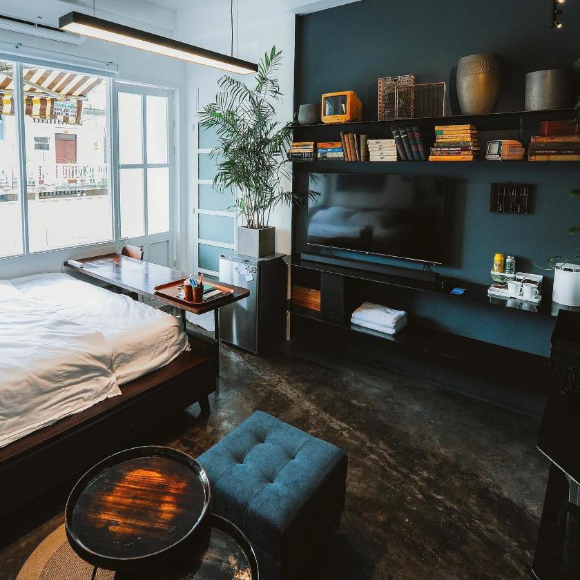 Phòng Có Giường Cỡ Queen Nhìn Ra Vườn