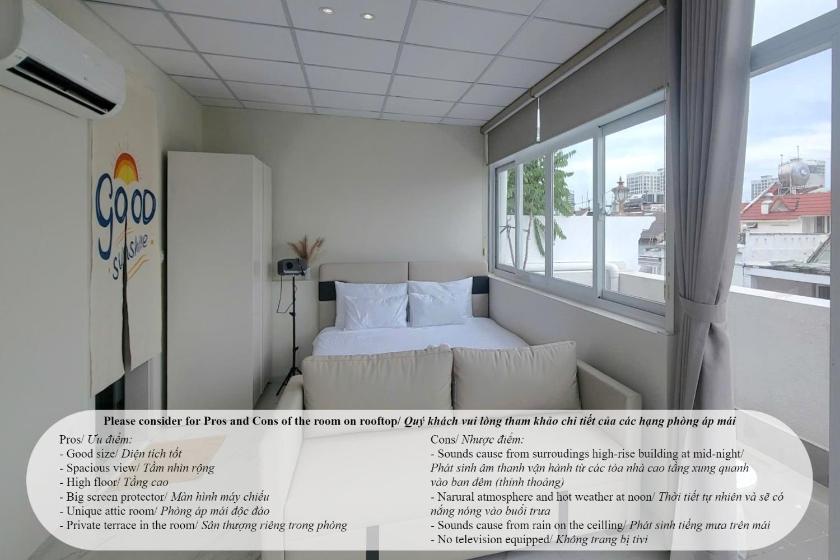 Phòng Giường Đôi Có Sân Hiên