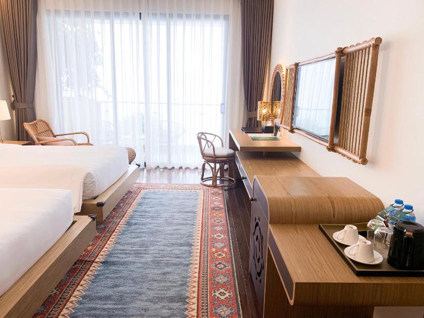 Phòng Superior 2 giường đơn nhìn ra cảnh thành phố