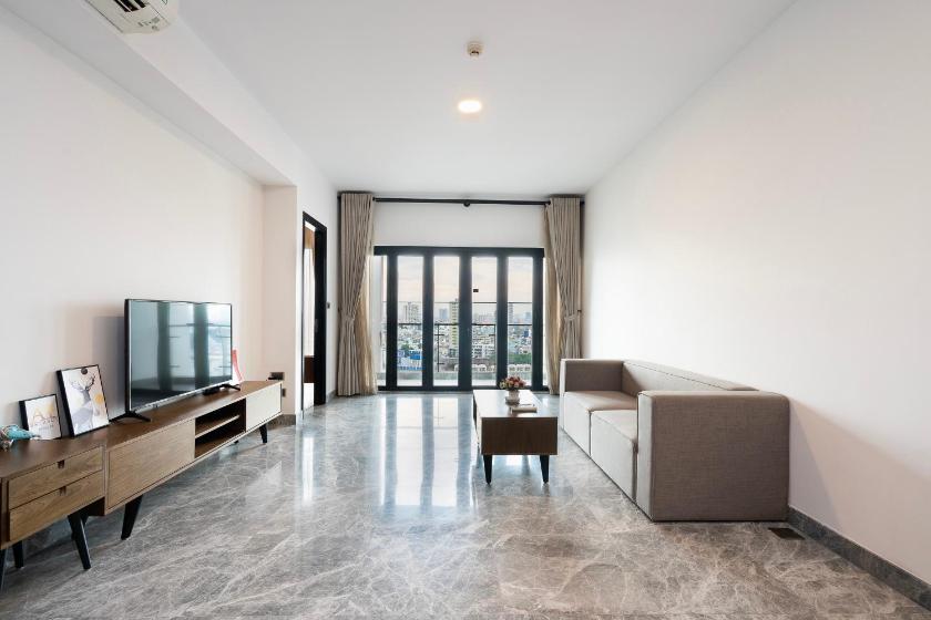 Căn hộ 2 phòng ngủ nhìn ra cảnh thành phố