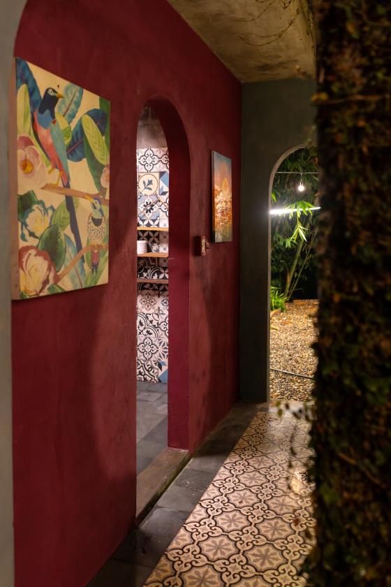 Phòng Có Giường Cỡ Queen Nhìn Ra Vườn