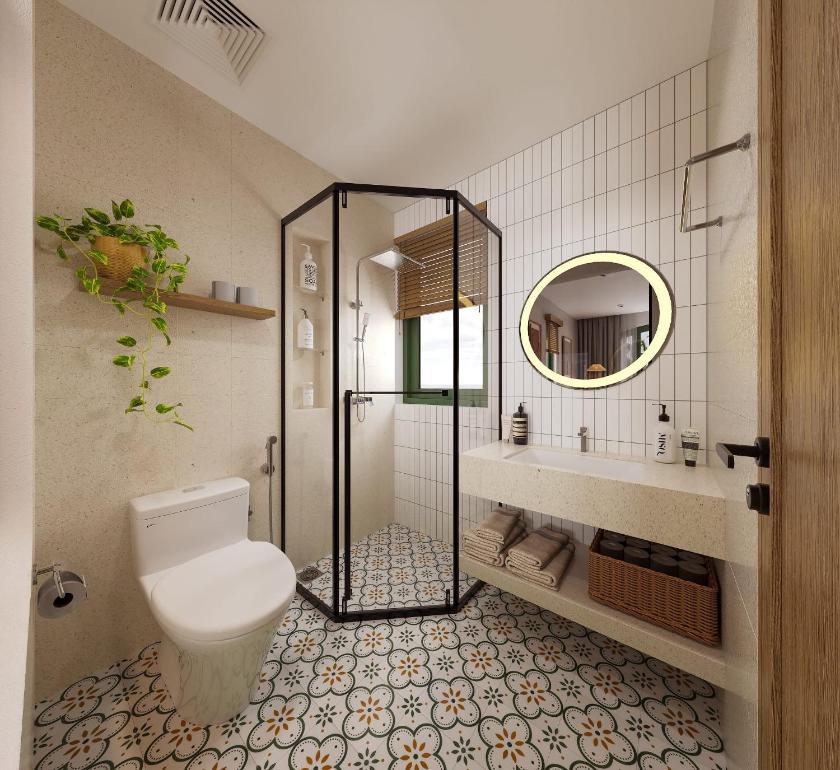 Phòng Deluxe 2 Giường Đơn Nhìn ra Núi