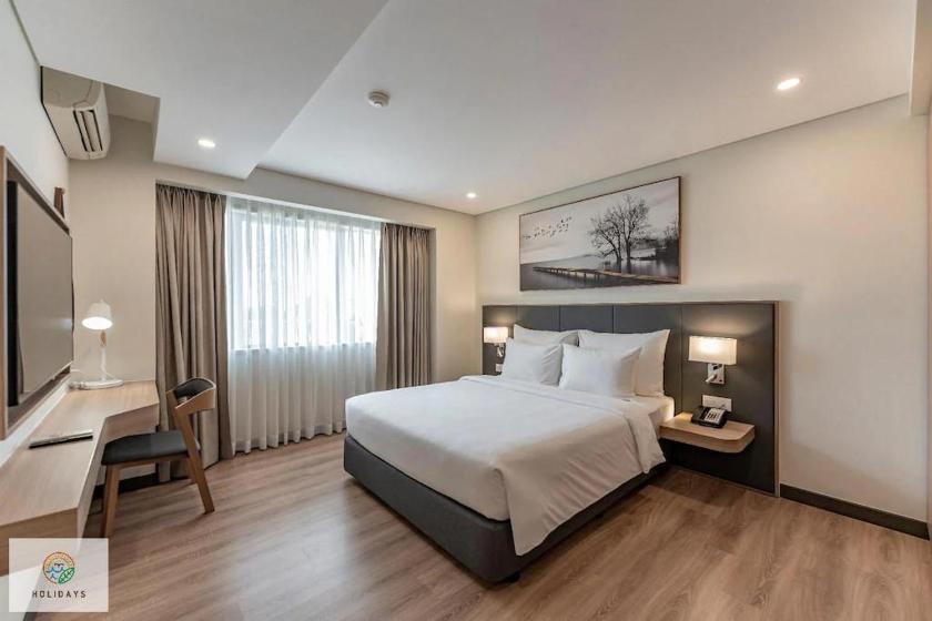 Căn hộ 1 Phòng ngủ có Ban công và Tầm nhìn ra Thành phố