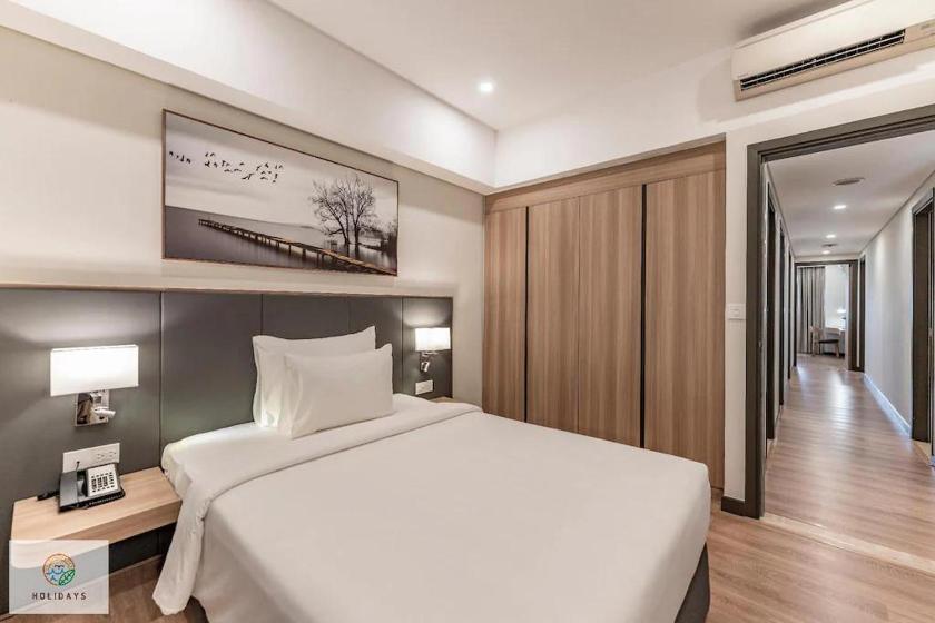 Căn hộ 1 Phòng ngủ có Ban công và Tầm nhìn ra Thành phố