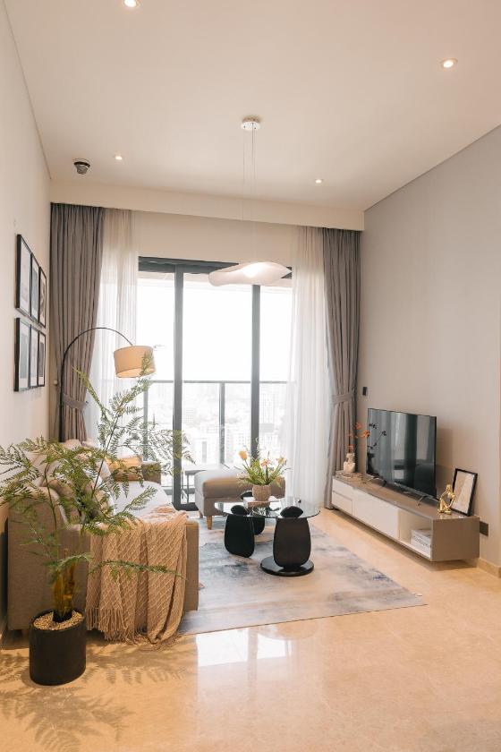 Căn hộ 2 phòng ngủ nhìn ra cảnh thành phố