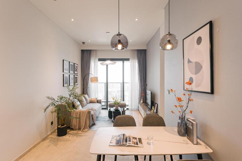 Căn hộ 2 phòng ngủ nhìn ra cảnh thành phố