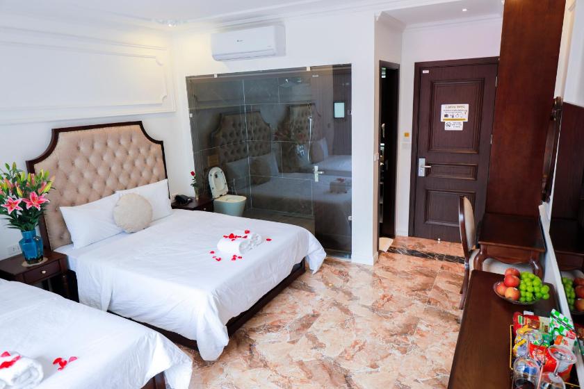 Phòng 2 giường đơn có ban công